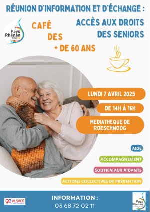 Affiche café des seniors Affiche café des seniors