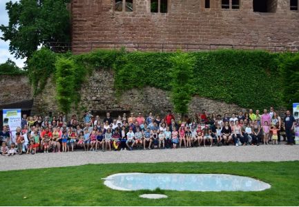 Photo : Evènement de clôture 2018 à la volerie des aigles à Kintzheim Défi famille